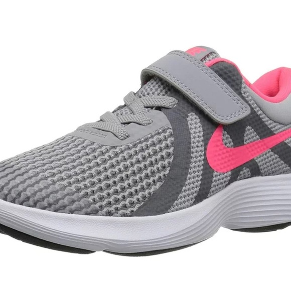 NIB Nike Girls Revolution 4 sneakers Size 1 - Picture 4 of 4